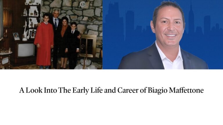 A Look Into The Early Life and Career of Biagio Maffettone